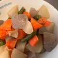 yurie99's cooksnap of when they made 家庭の味；大根とこんにゃくと人参の煮物.