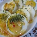そらりんぽん's cooksnap of when they made スイートチリマヨゆで卵♬.