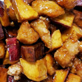 THRSママ's cooksnap of when they made さつまいもと大豆の甘辛炒め.