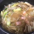 ちろみろ。's cooksnap of when they made 塩麹＆塩昆布でキャベツとベーコンのスープ.
