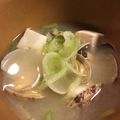 クックMA37UT☆'s cooksnap of when they made 簡単おふくろの味♡あさりと豆腐のお味噌汁.