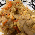 クックTSILSL☆'s cooksnap of when they made もやしとひき肉の卵とじ★.