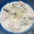 チョコ♪ミント's cooksnap of when they made 鶏肉ときのこのクリーム煮.
