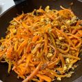 なごま's cooksnap of when they made にんじんツナ卵炒め(しりしり)♪大量消費.