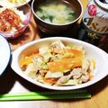 りさらるき's cooksnap of when they made ☆きゃべつと豚肉と厚揚げのオイマヨ炒め☆.