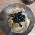ソンオンマ's cooksnap of when they made 余った豚カツでお一人様カツ丼！.