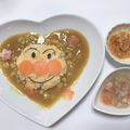 まりx's cooksnap of when they made 一歳の誕生日 離乳食アンパンマンプレート.