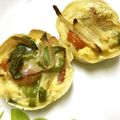 Peaceera's cooksnap of when they made マフィン型でキッシュ.