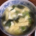 ちゃぎー's cooksnap of when they made 豆富とわかめ・九条ねぎの味噌汁.