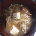 わたるんママ's cooksnap of when they made ☆　なめこと豆腐の味噌汁　②　☆.