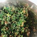 fukuphone's cooksnap of when they made 農家直伝　八尾若ごぼうの葉の煮びたし.