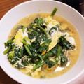 麻's cooksnap of when they made ほうれん草の卵とじ.