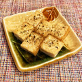 なつき☆ミ's cooksnap of when they made 厚揚げの醤油マヨの山椒のせ焼き♡.