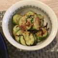 sojamilch's cooksnap of when they made きゅうりの塩昆布おかか漬け.