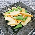 Satoco❋'s cooksnap of when they made 筍とスナップえんどうのバター醤油炒め✿.