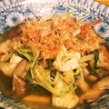 クックDAD's cooksnap of when they made 榎茸と水菜と油揚げの煮付け♪.
