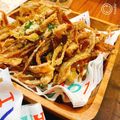 mirising's cooksnap of when they made ☆おつまみ☆おしゃれなごぼうチップ.