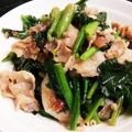 ゆるмαмα's cooksnap of when they made 豚＆ホウレン草の梅マヨ炒め.