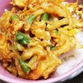 macha☆mama's cooksnap of when they made 豚こまかき揚げ丼♪.