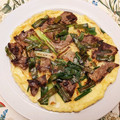 nikkijamie's cooksnap of when they made おつまみ♪もちもちねぎ焼き.