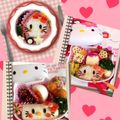 xr222's cooksnap of when they made キティ♡ロールサンド　キャラ弁.