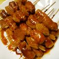 ti☆a's cooksnap of when they made 魚焼きグリルで豚バラのスライスねぎま♪.