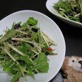 スプ☆'s cooksnap of when they made 水菜の黒豆・黒ごま・きな粉和え.