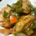 ちろ（＊´∀｀＊）'s cooksnap of when they made 揚げぎょうざの酢豚風♪.