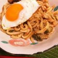 クックDSRW62☆'s cooksnap of when they made 鍋の残り野菜で。焼うどん.
