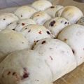 10りい's cooksnap of when they made ドライフルーツとクリチの白いちぎりパン。.