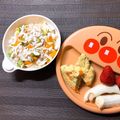 sAix59's cooksnap of when they made 離乳食・中期■鳥ササミパンがゆ.