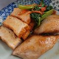 幸せまちこ's cooksnap of when they made フライパンで　簡単　さわらの　ポン酢焼き.