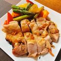 めいも。20's cooksnap of when they made 超簡単★グリルチキンにんにくソースがけ♥.
