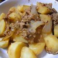 ぽんちゃん's cooksnap of when they made ツナとジャガ芋 肉じゃが風.