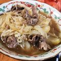 低カロ探検隊's cooksnap of when they made 牛丼へ シラタキ を加える.