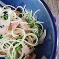 SEKOTAN's cooksnap of when they made ランチに☆ほうれん草とハムの和風パスタ☆.