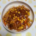 紅茶とチーズケーキ's cooksnap of when they made 簡単煮込みハンバーグ.