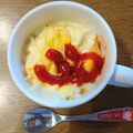 うめこちゃんち's cooksnap of when they made マグカップオムライス.