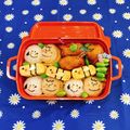 あいみnキッチン's cooksnap of when they made ❁キャラ弁❁スヌーピーのおいなりさん❁.