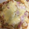 minomusi3's cooksnap of when they made ねぎだく♡お餅とベーコンのマヨ醤油ピザ.