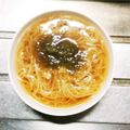 ぷっくりんご's cooksnap of when they made おからこんにゃく麺で「とろろ昆布うどん」.