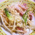 ☆ともとも★'s cooksnap of when they made レンチンだけで！もやしのたまごチーズ☆.