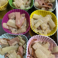 クック甘党。's cooksnap of when they made 時短！大根・ベーコン・舞茸のオイマヨ和え.