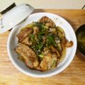 花時計咲いた's cooksnap of when they made 簡単!!美味しい☆豚ニラ丼♪.