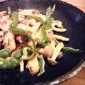 まぁしお's cooksnap of when they made 鳥胸肉とピーマンとしめじのマヨネーズ炒め.