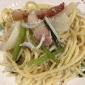 クックGVZ7Y2☆'s cooksnap of when they made 簡単パスタ♡しらすとかぶのペペロンチーノ.