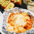 あゆまんま♪'s cooksnap of when they made はんぺんキムチピザ.