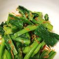 ゆこリ's cooksnap of when they made レンジで２分。小松菜と桜えびのナムル。.