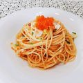 Satoco❋'s cooksnap of when they made とびっこのオイル系和風パスタ.
