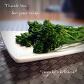 inyako's cooksnap of when they made 茎ブロッコリーをシンプルに茹でる☆.